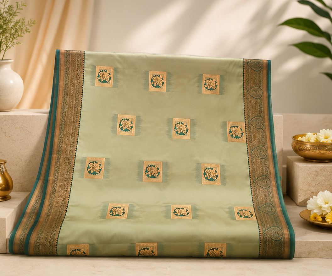 Green Saree